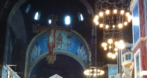il magnifico crocifisso della Westminster Cathedral